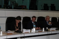 Suomen NATO-suurlähettiläs Pia Rantala-Engberg ja Suomen Belgian suurlähettiläs Per-Mikael Engberg